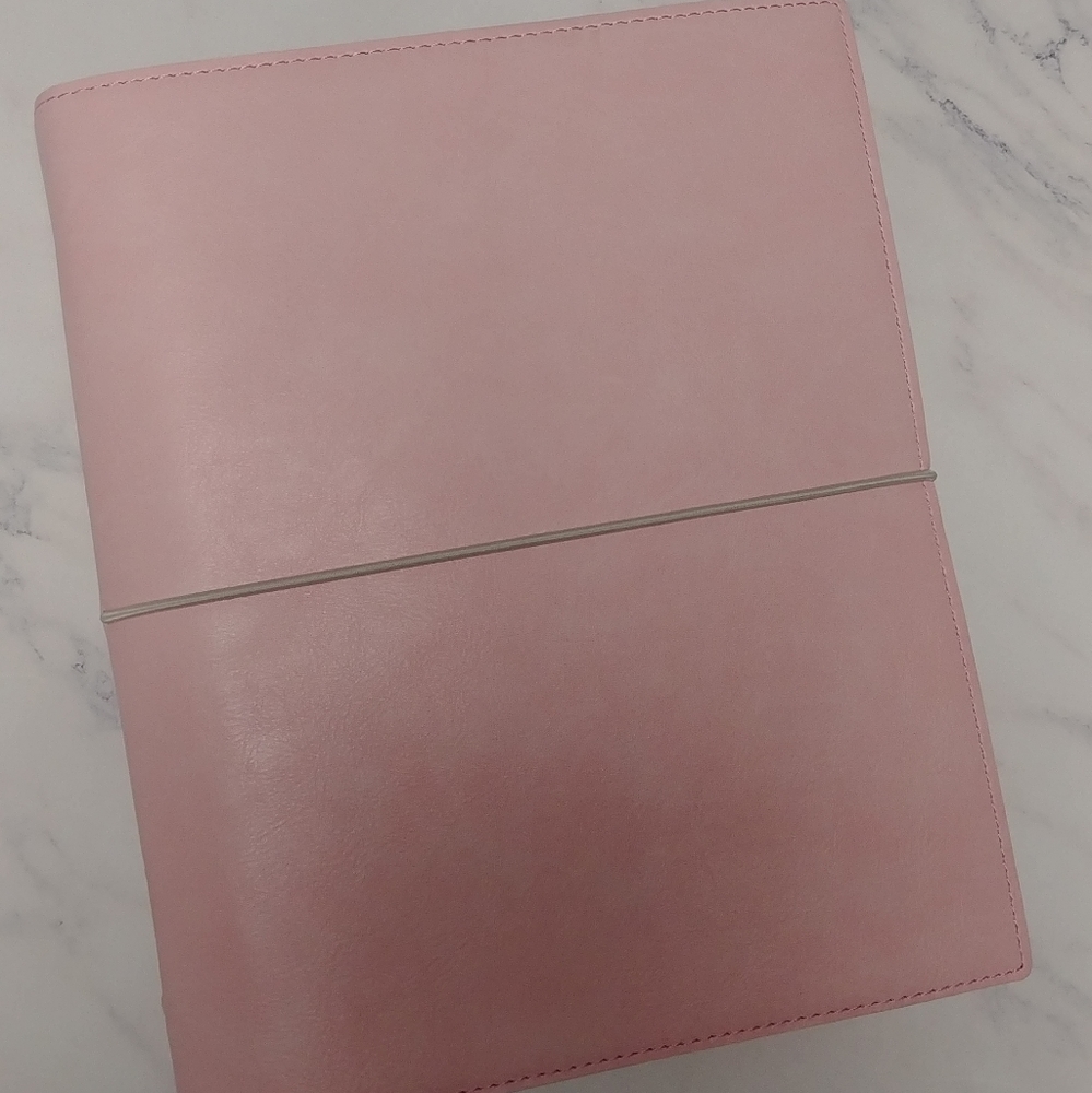 A5 Light Pink Soft Domino Filofax